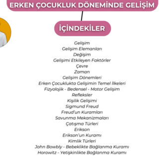 ERKEN ÇOCUKLUK DÖNEMİNDE GELİŞİM KONU ANLATIM FASİKÜLÜ (2027)