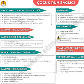 ÇOCUK RUH SAĞLIĞI KONU ANLATIM FASİKÜLÜ (2027)