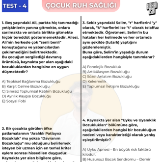 OKUL ÖNCESİ ÖABT TÜM DERSLER SORU BANKASI - 2. SEVİYE ATANDIRAN (Tüm Soru Bankaları)