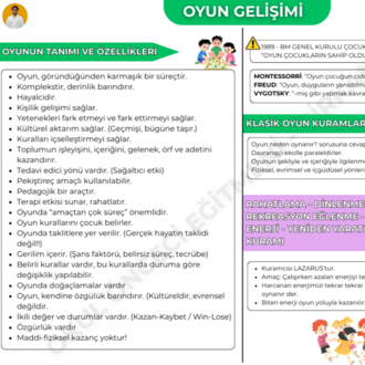 OYUN GELİŞİMİ KONU ANLATIM FASİKÜLÜ (2027)