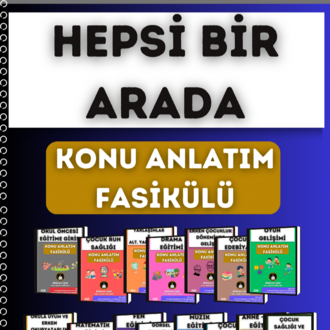 OKUL ÖNCESİ ÖABT TÜM DERSLER KONU ANLATIM FASİKÜLÜ (2027) (Tüm Fasiküller Bir Arada)