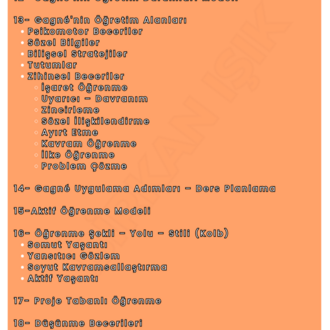 ÖĞRENME ve ÖĞRETME SÜREÇLERİ KONU ANLATIM FASİKÜLÜ (MEB-AGS) (2026)