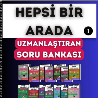 OKUL ÖNCESİ ÖABT TÜM DERSLER SORU BANKASI - 1. SEVİYE UZMANLAŞTIRAN (Tüm Soru Bankaları)