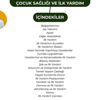 ÇOCUK SAĞLIĞI VE İLK YARDIM KONU ANLATIM FASİKÜLÜ (2027)