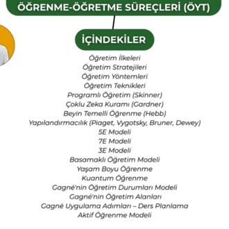 ÖĞRETME-ÖĞRENME SÜREÇLERİ (ÖYT) KONU ANLATIM FASİKÜLÜ (2027)
