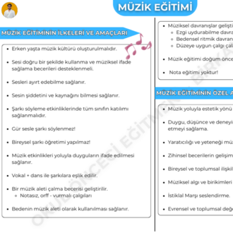 MÜZİK EĞİTİMİ KONU ANLATIM FASİKÜLÜ (2027)