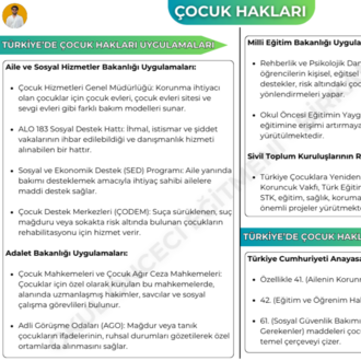 ÇOCUK HAKLARI KONU ANLATIM FASİKÜLÜ (2027)