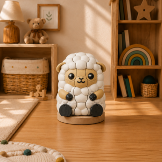 Bitakids Montessori Puzzle (Panda / Kuzu / Ejderha)