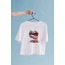 3D Lip Oversize Tişört Unisex