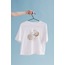 Line Art Woman Oversize Tişört Unisex