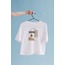 Line Art Woman Oversize Tişört Unisex