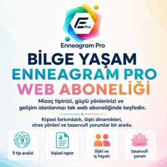 Enneagram Pro  Web Aboneliği; Mizaç Tipi Analiz programı