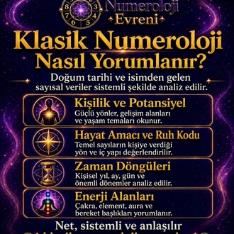 1 Yıllık Yorumlu Numeroloji Web Aboneliği