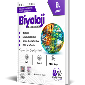 Biyoloji Vakti 9. Sınıf Konu Anlatımı ve Soru Bankası