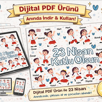 23 NİSAN DEFTER - DİJİTAL ÜRÜN