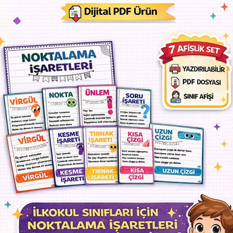 NOKTALAMA İŞARETLERİ - DİJİTAL ÜRÜN