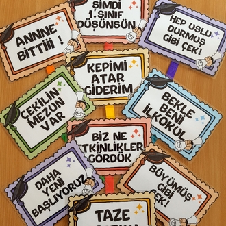 10'LU ANA SINIFI MEZUNİYET PANKARTLARI