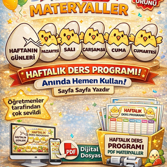 HAFTANIN GÜNLERİ CİVCİV- DİJİTAL ÜRÜN