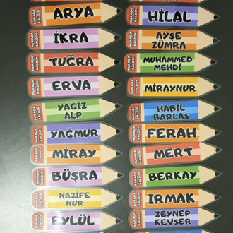 5'Lİ KİTAP AYRACI AMBALAJSIZ