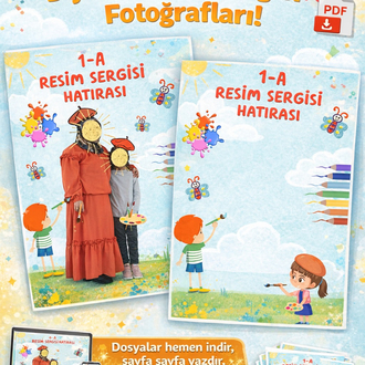 RESİM SERGİSİ HATIRASI- DİJİTAL ÜRÜN