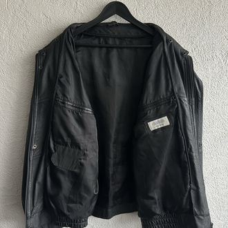 Vintage Bomber Deri Ceket