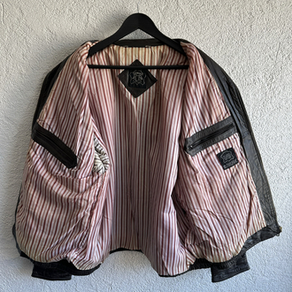 Vintage Bomber Deri Ceket