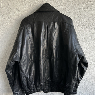 Vintage Bomber Deri Ceket