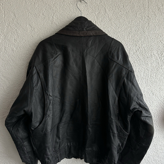 Vintage Bomber Deri Ceket