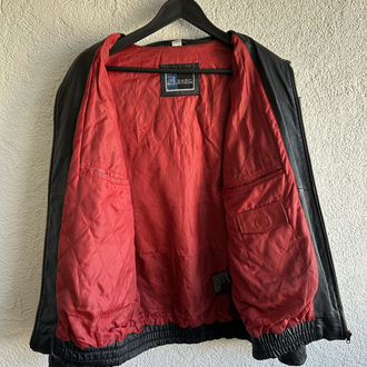 Vintage USA Bomber Deri Ceket
