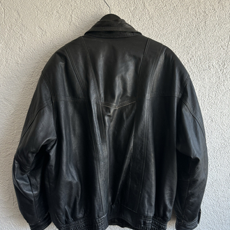 Vintage Bomber Deri Ceket