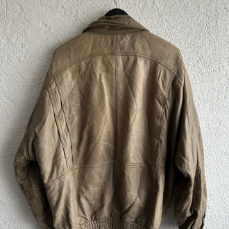 Vintage Bomber Deri Ceket