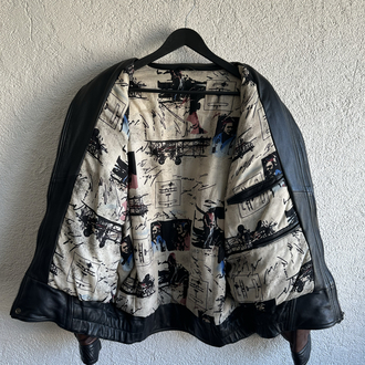 Vintage Bomber Deri Ceket