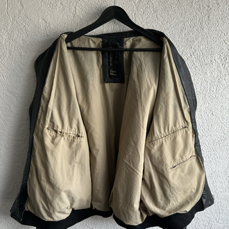 Vintage Bomber Deri Ceket
