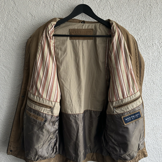 Vintage Bomber Deri Ceket