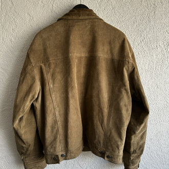 Vintage Trucker Deri Ceket