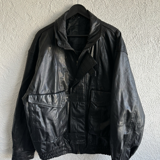 Vintage Bomber Deri Ceket