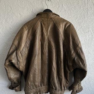 Vintage Bomber Deri Ceket