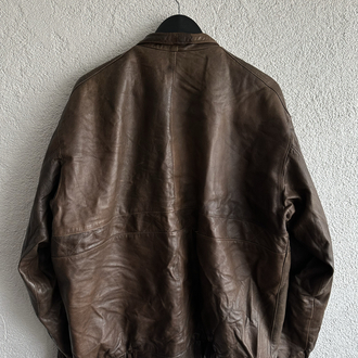 Vintage Bomber Deri Ceket