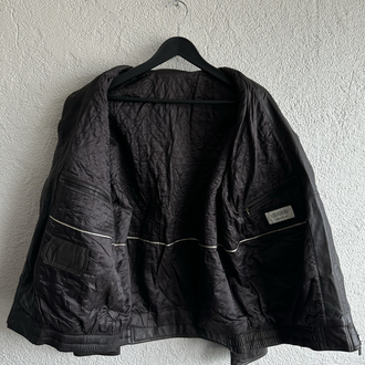 Vintage Bomber Deri Ceket