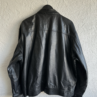 Vintage Bomber Deri Ceket