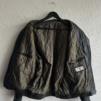 Vintage Bomber Deri Ceket
