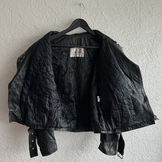Vintage Biker Deri Ceket