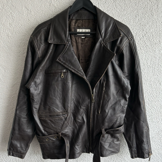 Vintage Biker Deri Ceket