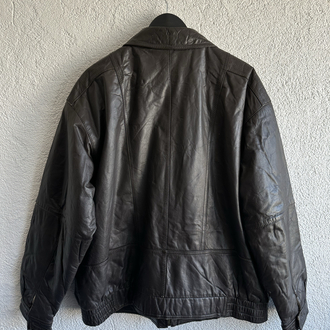 Vintage Bomber Deri Ceket