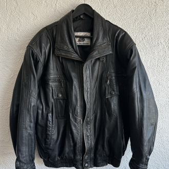 Vintage Bomber Deri Ceket