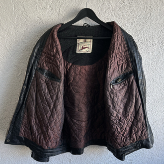 Vintage SOA Bomber Deri Ceket