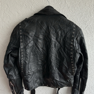 Vintage Biker Deri Ceket