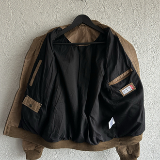 Vintage Bomber Deri Ceket