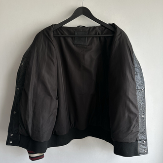 Vintage Bomber Deri Ceket