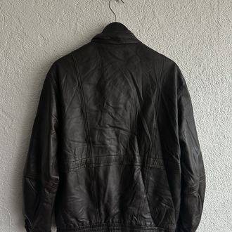 Vintage Bomber Deri Ceket